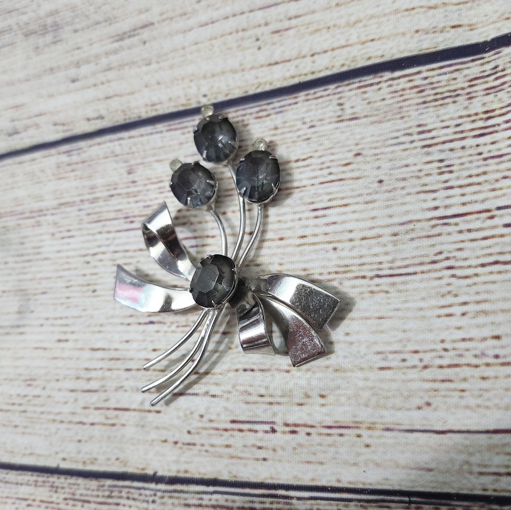 Vintage RARE Find Coro Sterling Silver Brooch